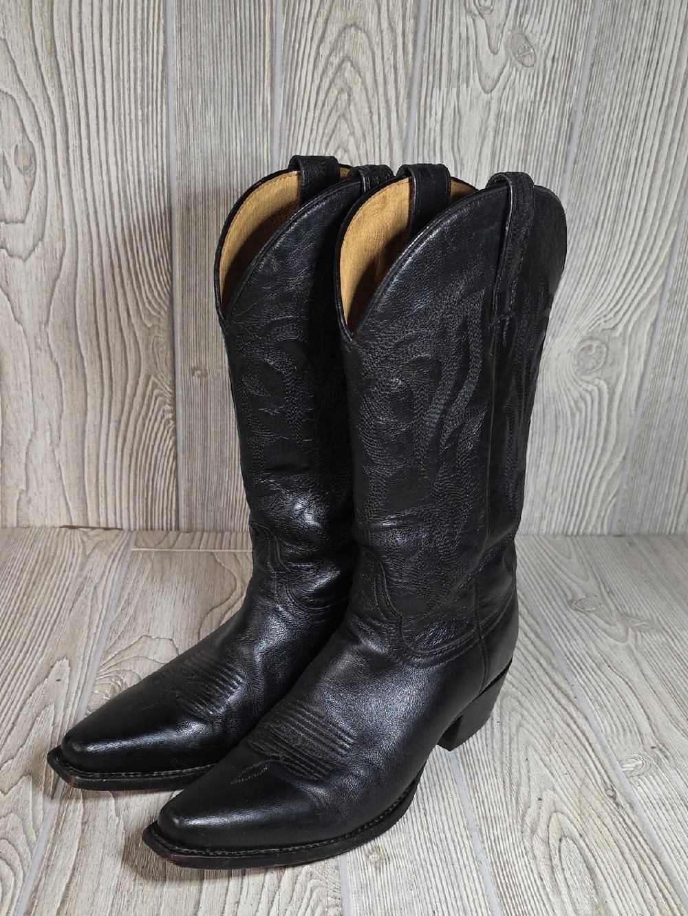 Shyanne Gemma Western Leather Cowgirl Boots Snip Toe Womens Size 8.5 - Picture 9 of 15